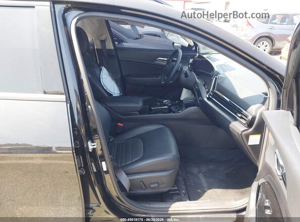 KNDPXCDG5R7121517 2024 KIA SPORTAGE HYBRID Black წინა სალონის ხედი