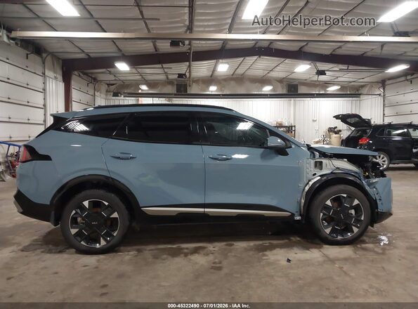 KNDPXDDG6T7291317 2026 KIA SPORTAGE HYBRID Blue Սալոնի 360 աստիճան տեսք