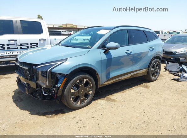 KNDPXDDG6T7345831 2026 KIA SPORTAGE HYBRID Light Blue Vista tres cuartos delantera izquierda