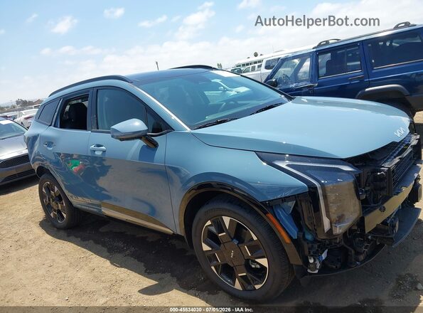KNDPXDDG6T7345831 2026 KIA SPORTAGE HYBRID Light Blue Vista interior de 360 grados