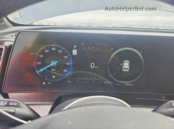 KNDPZDAH4P7034685 2023 KIA SPORTAGE Синий Вид щитка приборов