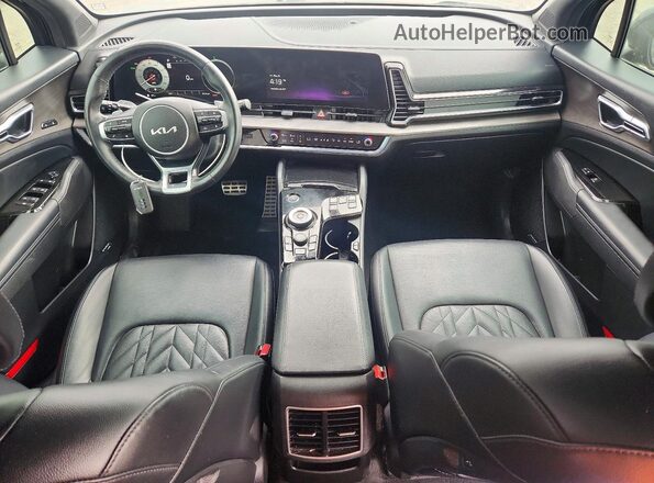KNDPZDAH4P7034685 2023 KIA SPORTAGE Синий Вид панели приборов