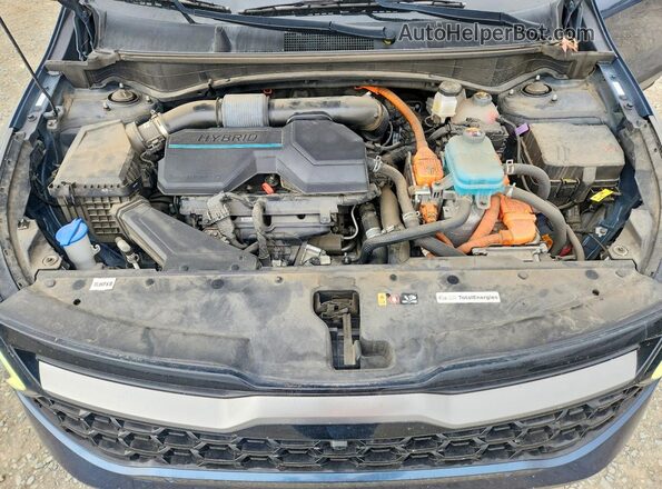 KNDPZDAH4P7034685 2023 KIA SPORTAGE Синий Вид подкапотного пространства
