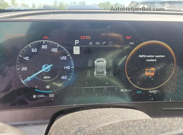KNDPZDAH4P7108428 2023 KIA SPORTAGE Green Instrument cluster view