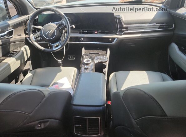 KNDPZDAH4P7108428 2023 KIA SPORTAGE Green Dashboard view