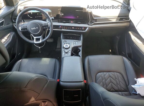 KNDPZDDHXS7183848 2025 KIA SPORTAGE Blue Dashboard view