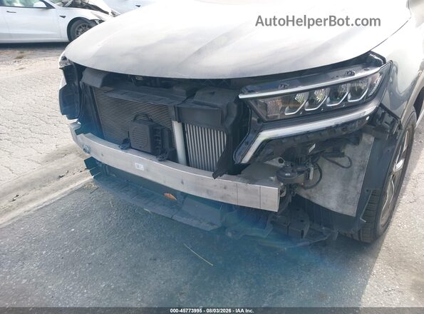 KNDRG4LG0N5122774 2022 KIA SORENTO HYBRID Gray Вид спереду