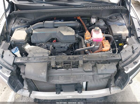 KNDRG4LG0N5122774 2022 KIA SORENTO HYBRID Gray Вид ззаду