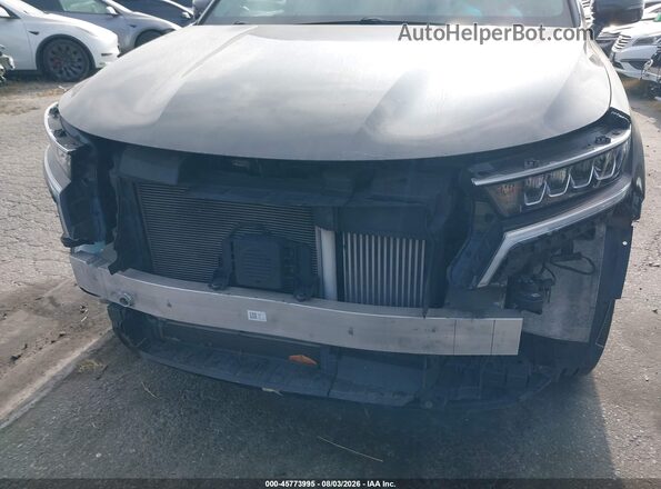 KNDRG4LG0N5122774 2022 KIA SORENTO HYBRID Gray Вид задньої частини салону