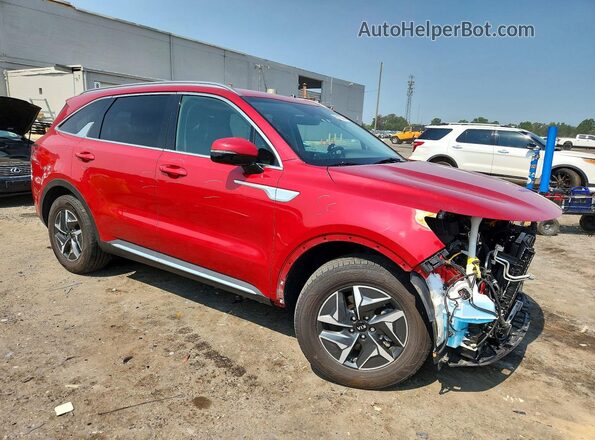 KNDRG4LG3M5055540 2021 KIA SORENTO Red Передня права чверть