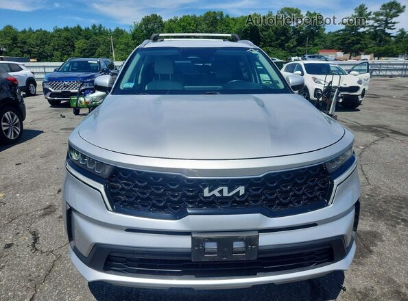 KNDRG4LG3N5062229 2022 KIA SORENTO Silver Դիմացի տեսք