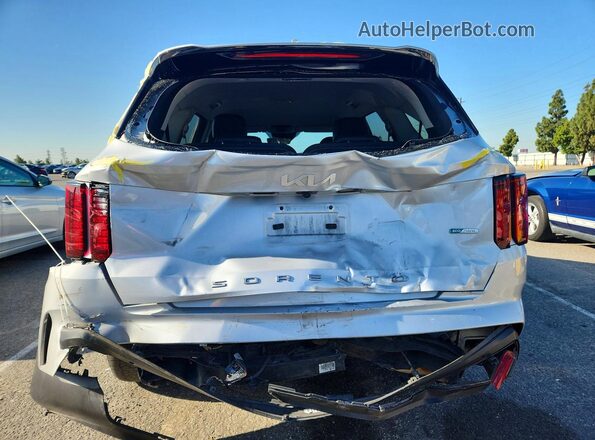 KNDRG4LG6N5106840 2022 KIA SORENTO Серебряный Вид сзади