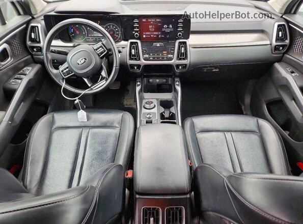 KNDRG4LG9M5024308 2021 KIA SORENTO White Vista del salpicadero