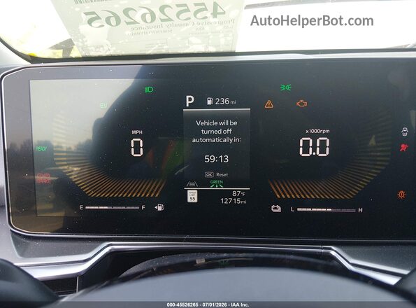 KNDRH4JG7S5429189 2025 KIA SORENTO HYBRID Gray Вид задніх сидінь