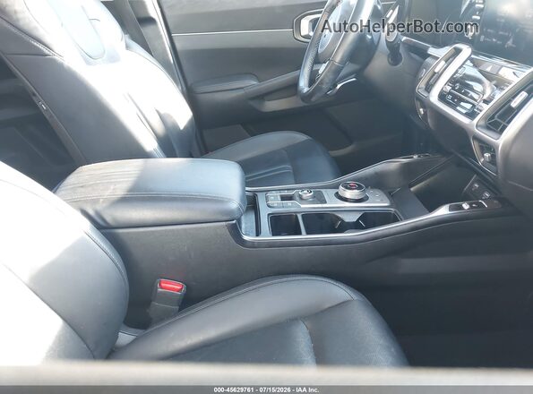 KNDRH4LG0M5045786 2021 KIA SORENTO HYBRID Gray Front interior view