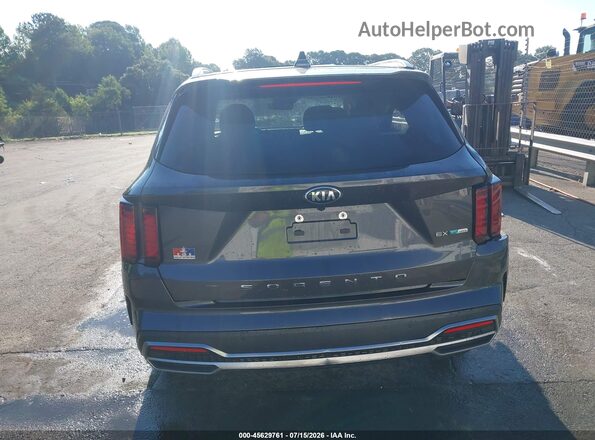 KNDRH4LG0M5045786 2021 KIA SORENTO HYBRID Gray 