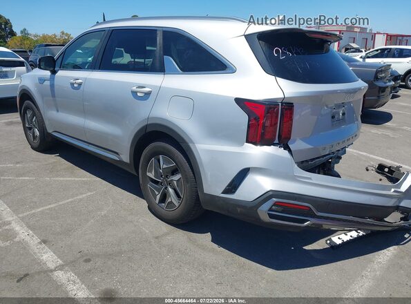 KNDRH4LG0N5062007 2022 KIA SORENTO HYBRID Silver Trasero izquierdo