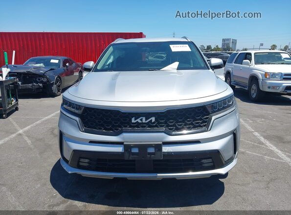 KNDRH4LG0N5062007 2022 KIA SORENTO HYBRID Silver Vista del cuadro de instrumentos