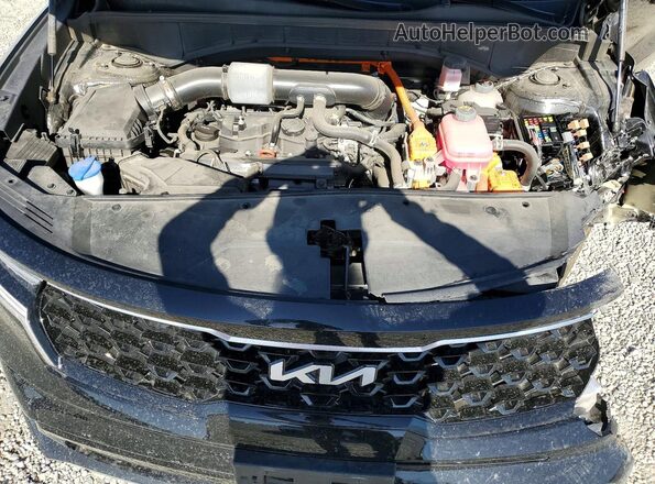 KNDRH4LG0P5162479 2023 KIA SORENTO Black Շարժիչի բաժամունքի տեսք