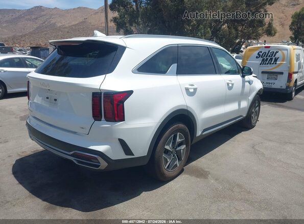 KNDRH4LG0R5260222 2024 KIA SORENTO HYBRID White Задня права чверть