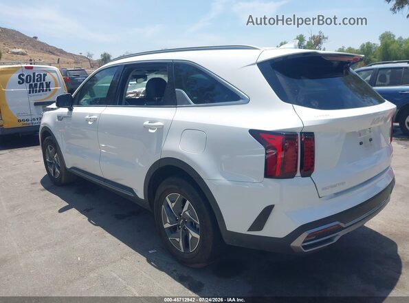 KNDRH4LG0R5260222 2024 KIA SORENTO HYBRID White Задня ліва чверть