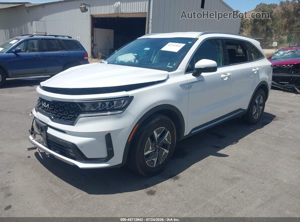 KNDRH4LG0R5260222 2024 KIA SORENTO HYBRID White Передня ліва чверть