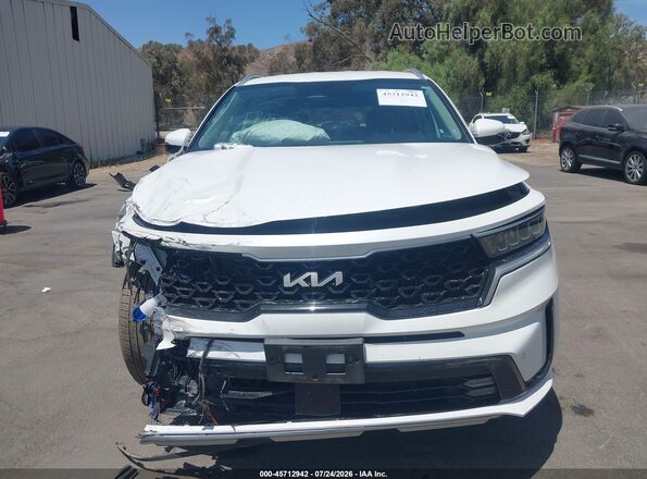 KNDRH4LG0R5260222 2024 KIA SORENTO HYBRID White Вид щитка приладів