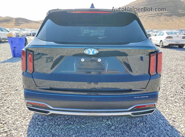 KNDRH4LG2M5022316 2021 KIA SORENTO Синий Вид сзади