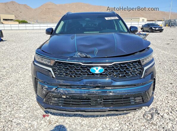 KNDRH4LG2M5022316 2021 KIA SORENTO Синий Вид спереди