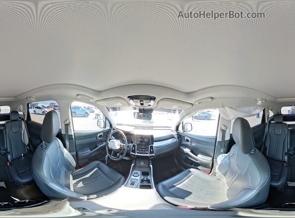 KNDRH4LG2M5022316 2021 KIA SORENTO Синий Панорамный вид салона 360°