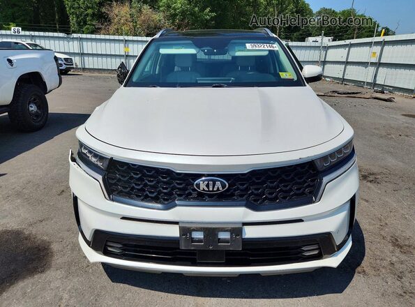 KNDRH4LG3M5045331 2021 KIA SORENTO White Widok z przodu
