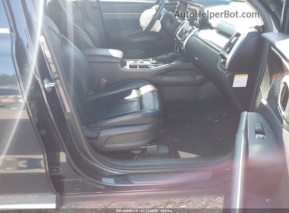 KNDRH4LG5M5019278 2021 KIA SORENTO HYBRID Black წინა სალონის ხედი
