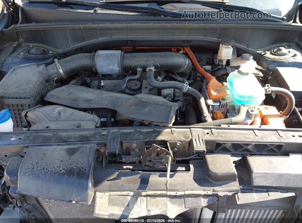 KNDRH4LG5M5019278 2021 KIA SORENTO HYBRID Black უკანა ხედი