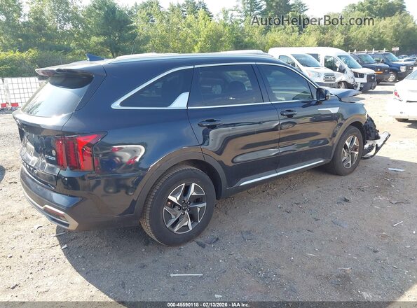 KNDRH4LG5M5019278 2021 KIA SORENTO HYBRID Black უკანა მარჯვენა