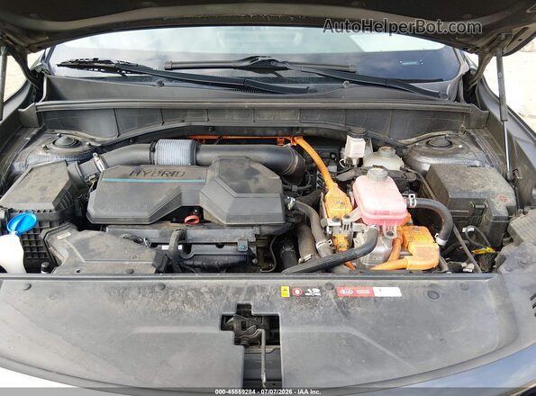 KNDRH4LG5M5040938 2021 KIA SORENTO HYBRID Gray Rear view