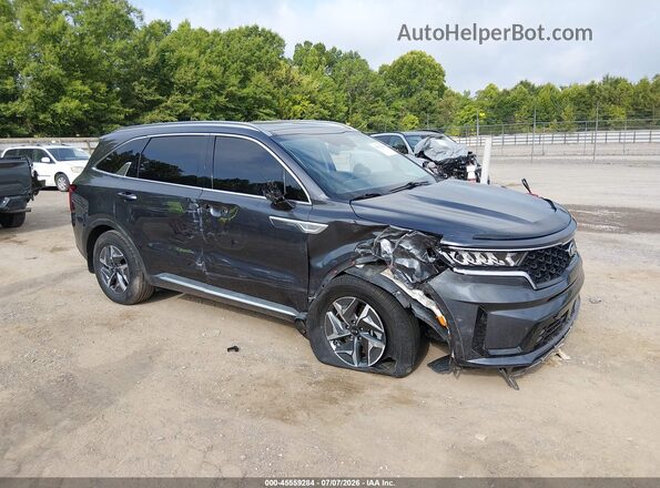 KNDRH4LG5M5040938 2021 KIA SORENTO HYBRID Gray Front view