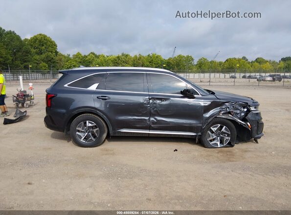KNDRH4LG5M5040938 2021 KIA SORENTO HYBRID Gray Rear interior view