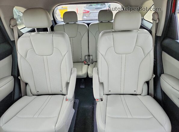 KNDRH4LG5P5167483 2023 KIA SORENTO Burgundy Вид задніх сидінь