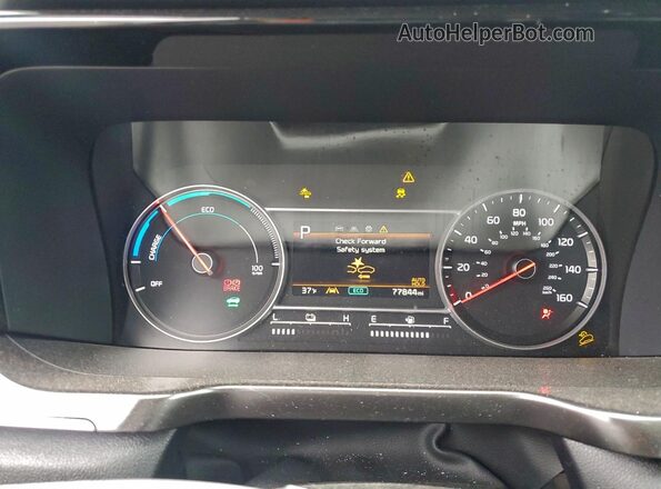 KNDRH4LG6M5022304 2021 KIA SORENTO Silver Widok zestawu wskaźników
