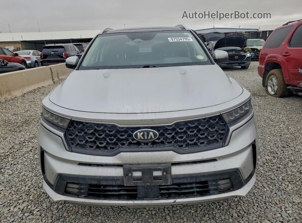 KNDRH4LG6M5022304 2021 KIA SORENTO Silver Widok z przodu