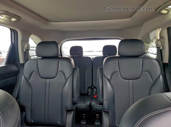KNDRH4LG6M5022304 2021 KIA SORENTO Silver Widok tylnych siedzeń