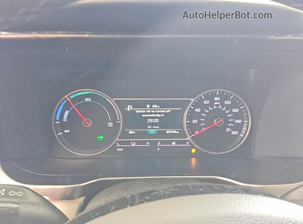 KNDRH4LG6M5036834 2021 KIA SORENTO Red Instrument cluster view