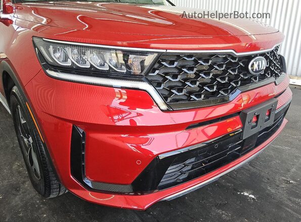KNDRH4LG6M5036834 2021 KIA SORENTO Red 