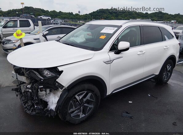 KNDRH4LG8N5078889 2022 KIA SORENTO HYBRID White Przód lewy
