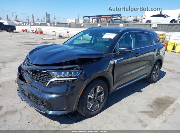 KNDRH4LG9R5260316 2024 KIA SORENTO HYBRID Dark Blue Передняя левая четверть