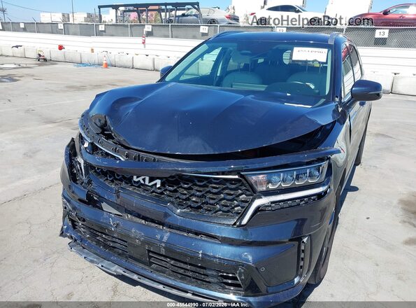 KNDRH4LG9R5260316 2024 KIA SORENTO HYBRID Dark Blue Вид спереди