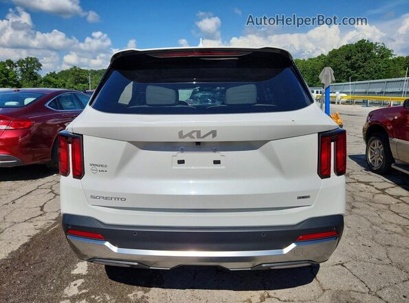 KNDRHDJG2S5426359 2025 KIA SORENTO White Widok z tyłu