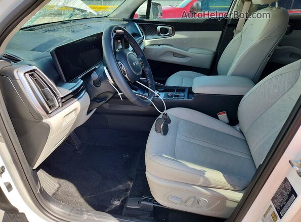 KNDRHDJG2S5426359 2025 KIA SORENTO White Widok wnętrza z przodu
