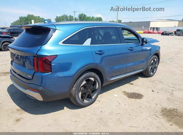 KNDRHDJG6S5309903 2025 KIA SORENTO HYBRID Blue უკანა მარჯვენა