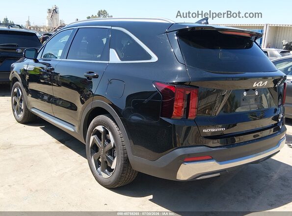KNDRHDJG6S5343016 2025 KIA SORENTO HYBRID Black Trasero izquierdo